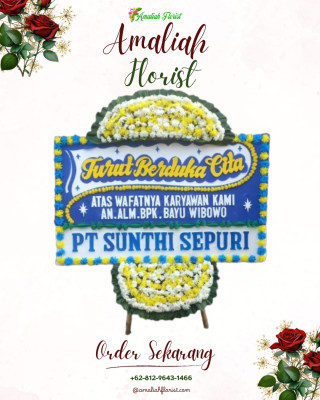Papan Bunga Duka di Poris Plawad