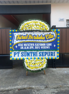 Papan Bunga Duka di Poris Plawad